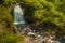 The Korbu waterfall
