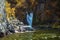 Korbu Waterfall at Lake Teletskoye