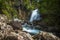 Korbu Waterfall at Lake Teletskoye