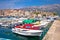 Korcula. Historic town of Korcula island waterfront view