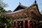 Korea bulguksa unesco buddhist temple bell pagoda roof detail