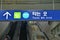 Korea Seoul metro station direction signage