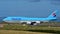 Korean Air Boeing 747-8i super jumbo taxiing at Auckland International Airport