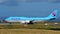 Korean Air Boeing 747-8i super jumbo taxiing at Auckland International Airport