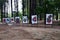 Korean art at Nami Island, South Korea - July 2016