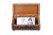 Korean Banknote in wood box