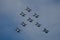 Korean Black Eagles display team in flight