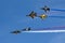 Korean Black Eagles display team in flight