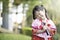 Korean child wearing a Traditional Hanbok