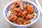 Korean Fried Chicken Served in a Bowl Horizontal Image