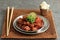 Korean Fried Chicken Yangnyeom Tongdak with Sweet Spicy Sauce