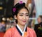 Korean girl portrait during Oriental Festival in Genoa, Italy