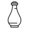 Korean liquid bottle icon outline vector. Skin mask