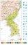 Korean Peninsula political map and map pointers, Map Of North An