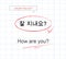 Korean phrase with translation and pronunciation, that says How are you?