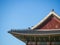 Korean style roof shape that is an ancient and beautiful architecture