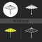 Korean umbrella dark theme icon