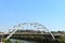 Korean Veterans Blvd Bridge across Cumberland River in Nashville, Tennessee