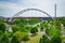 Korean War Veteran Memorial Bridge and Cumberland Park, Nashville city