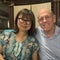 Korean wife and her Caucasian husband enjoying an evening dinner outside in Cabo San Lucas.