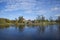 The Korela fortress on the banks of the river Vuoksi october afternoon. Priozersk