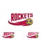 Korfball Logo Rockets. Logo korfball team or tournament.