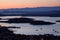 Kornati Islands at sunset