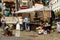 KORNELIMUENSTER, GERMANY, 18th June, 2017 - People browse the historic fair of Kornelimuenster on a sunny warm day.