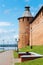 Koromyslova tower of the Kremlin in Nizhniy Novgorod city, Russia