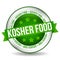 Kosher food Badge - Online Button - Banner with Ribbon