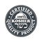 Kosher food, special offer - printable stamp