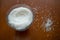 Kosher salt granules for food preparation and preservation