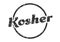 kosher sign. kosher round vintage stamp.