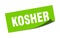 kosher sticker.