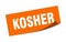 kosher sticker.