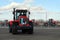 Kostanay, Kazakhstan, 2019-10-23, The first release of the tractor of the Russian brand Kirovets from the factory. Prime Minister