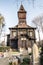 Kostel Povyseni sv. Krize wooden church in Bystrice nad Olsi village in Czech republic