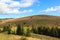 Kostrycha Mount Trail. Carpathians. Ukraine. Colorful autumn in the Carpathian mountains