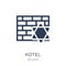 Kotel icon. Trendy flat vector Kotel icon on white background fr