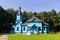 Koterka, blue Orthodox Church in Poland