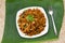 Kothu Parotta a popular South Indian street food in Kerala made with shredded Porotta