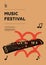 Koto, folk. Music festival poster