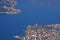 Kotor bay, Kototr town, Montenegro - panorama above the bay