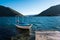 Kotor bay seascape panoramic summer view