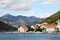Kotor Bay view from ferry, Montenegro