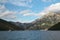 Kotor Bay view from ferry, Montenegro