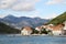 Kotor Bay view from ferry, Montenegro