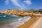 Koumbara beach located on Ios Island. Greece