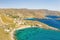 Kouri beach of Kythnos island, Greece