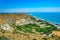 Kourion beach on Cyprus